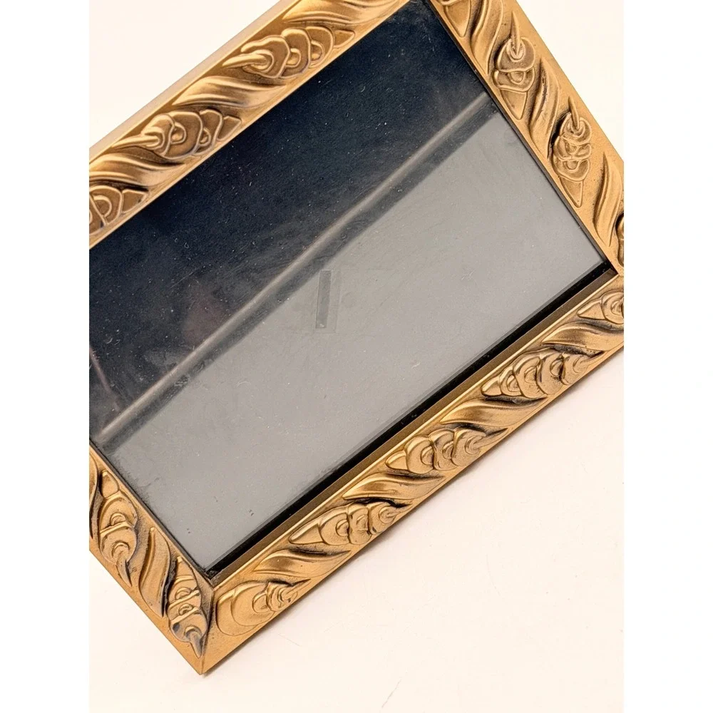 Vintage Style Antique Gold Art Nouveau Floral Scroll 45X7 Picture Frame Romance